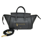 Celine Little Luggage Black Calfskin 2-Way Handbag