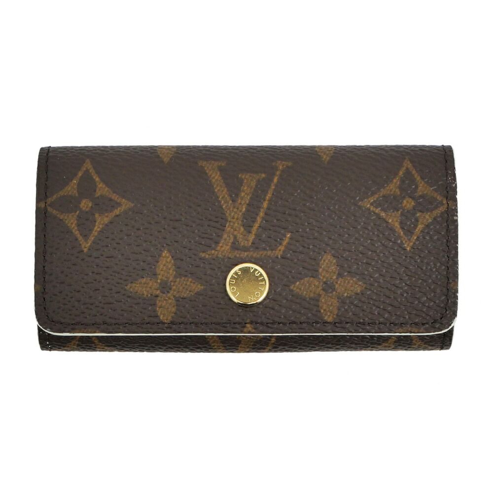 Louis Vuitton Monogram Key Case Multicles 4 Minty Quadruple Strand Key Holder