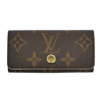 Louis Vuitton Monogram Key Case Multicles 4 Minty Quadruple Strand Key Holder