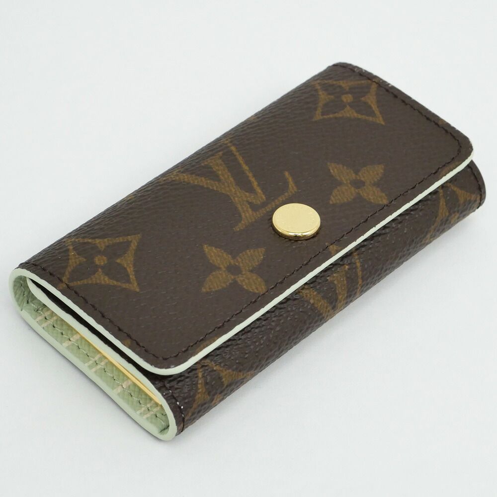 Louis Vuitton Monogram Key Case Multicles 4 Minty Quadruple Strand Key Holder
