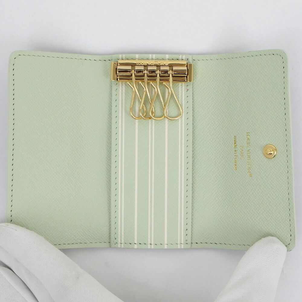 Louis Vuitton Monogram Key Case Multicles 4 Minty Quadruple Strand Key Holder