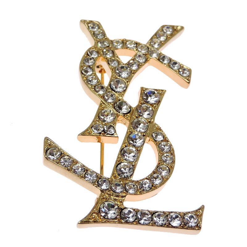 Saint Laurent Brooch Silver