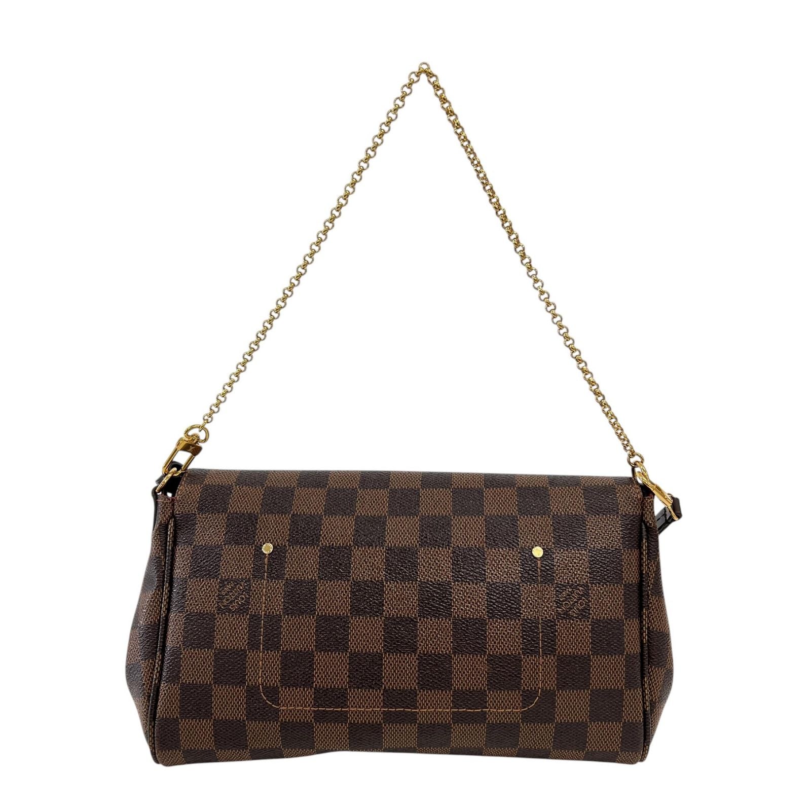 Louis Vuitton Shoulder Bag Favorite MM Brown Damier