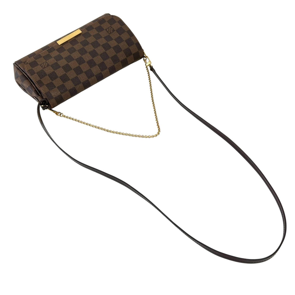 Louis Vuitton Shoulder Bag Favorite MM Brown Damier