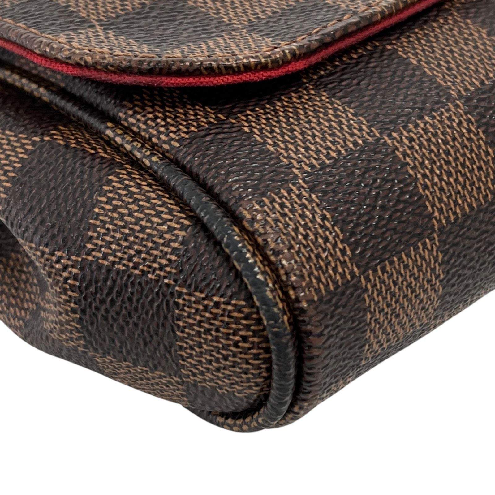 Louis Vuitton Shoulder Bag Favorite MM Brown Damier
