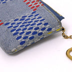 Louis Vuitton Pochette Cles Key Case Blue Key Holder