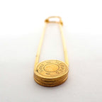 Hermes Series Gold Brooch