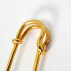Hermes Series Gold Brooch