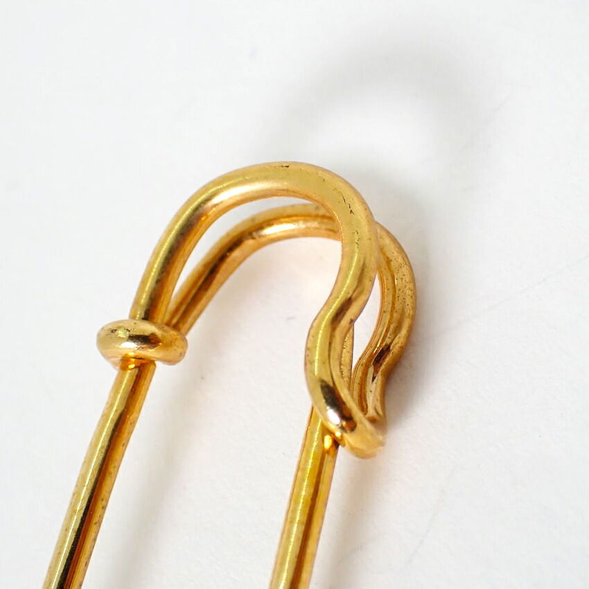 Hermes Series Gold Brooch