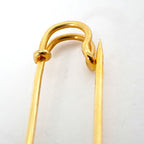 Hermes Series Gold Brooch