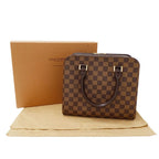 Louis Vuitton Bag Handbag Damier Canvas Triana Brown Handle Adult Outing