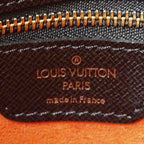 Louis Vuitton Bag Handbag Damier Canvas Triana Brown Handle Adult Outing