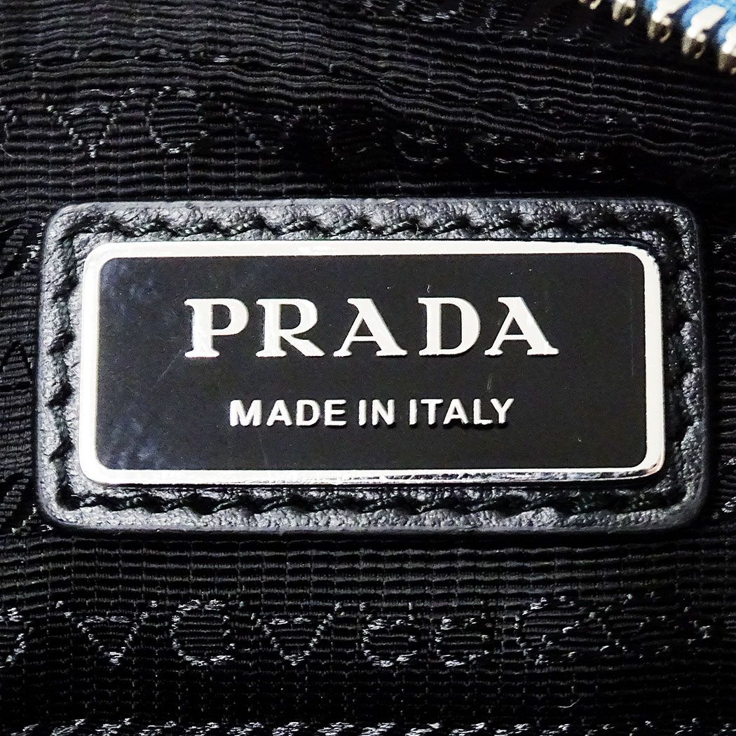 Prada Shoulder Bag Saffiano Light Blue