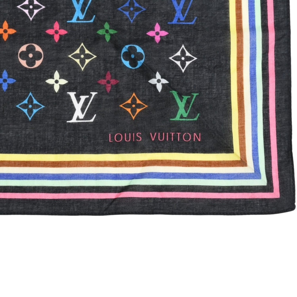 Louis Vuitton Handkerchief Scarf Multicolor I Love Monogram Takashi Murakami — view 2