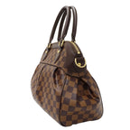 Louis Vuitton 2-Way Shoulder Bag Damier Canvas Trevi PM Brown Handle Adult