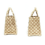 Celine Small Lucky Thai Handbag Shoulder Ivory Tan Gold