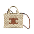 Celine Small Lucky Thai Handbag Shoulder Ivory Tan Gold