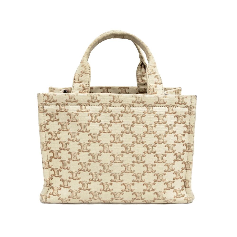 Celine Small Lucky Thai Handbag Shoulder Ivory Tan Gold
