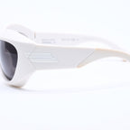 Bottega Veneta Shield Sunglasses Eyewear 63 Acetate White — view 7