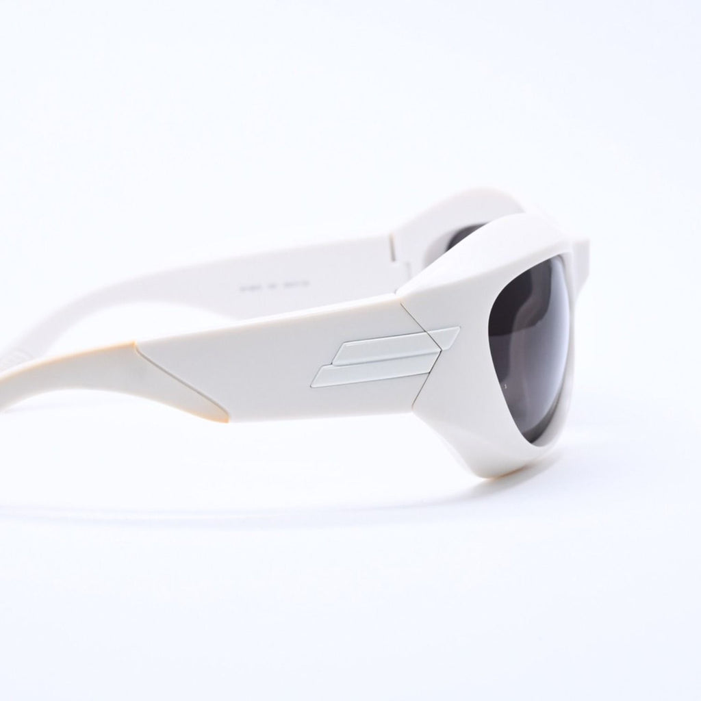 Bottega Veneta Shield Sunglasses Eyewear 63 Acetate White — view 8