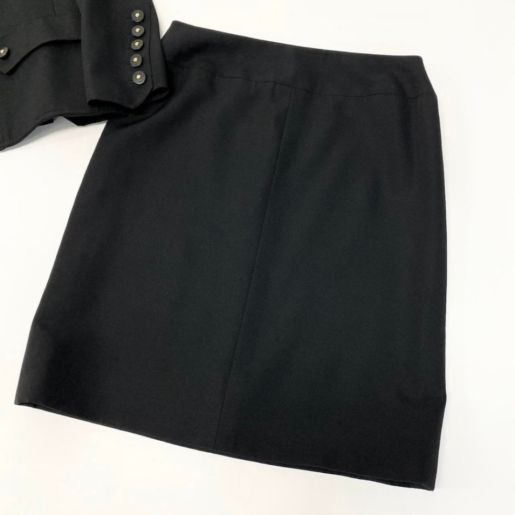 Chanel Vintage Skirt Set Tailored Jacket Silk Set — view 4
