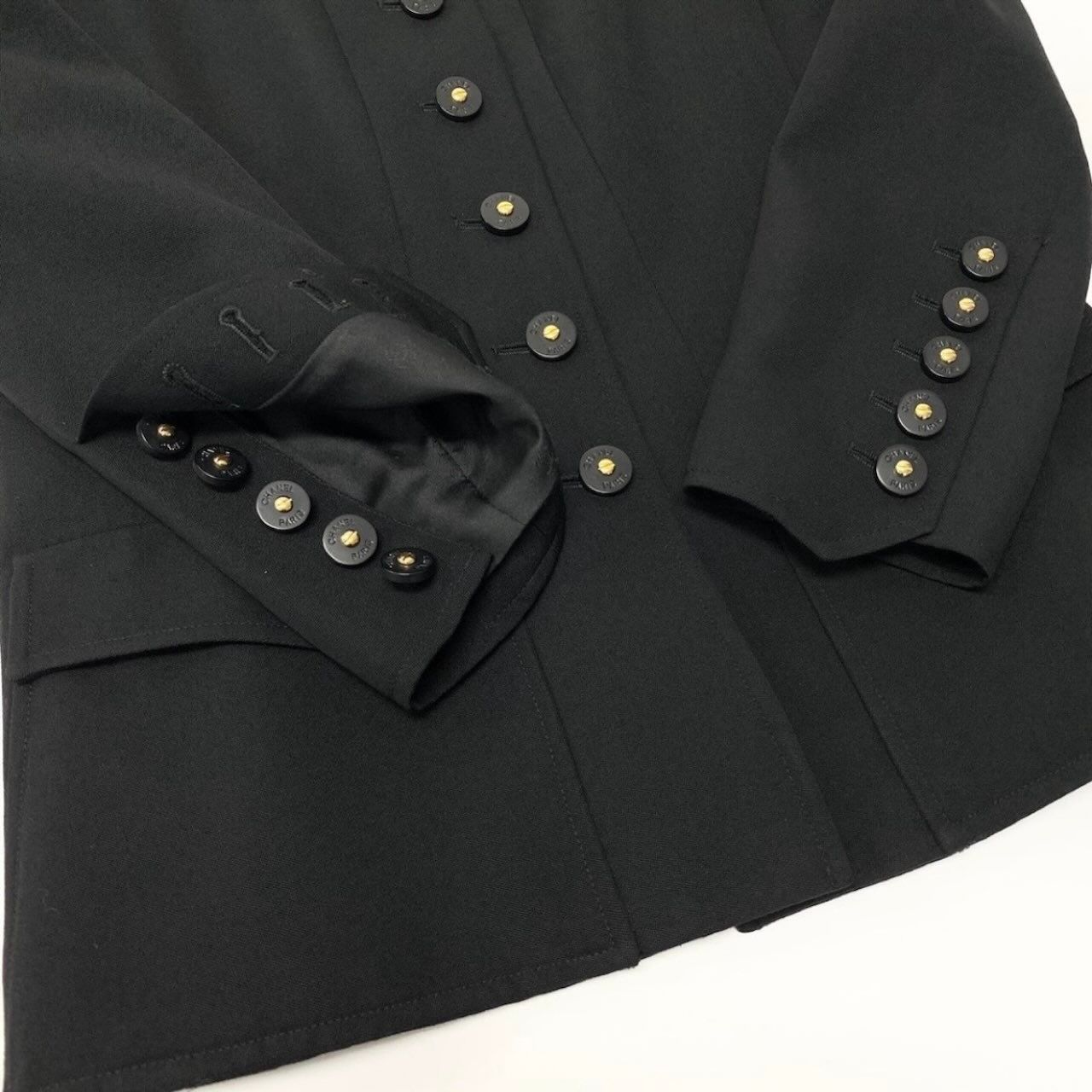 Chanel Vintage Skirt Set Tailored Jacket Silk Set — view 7