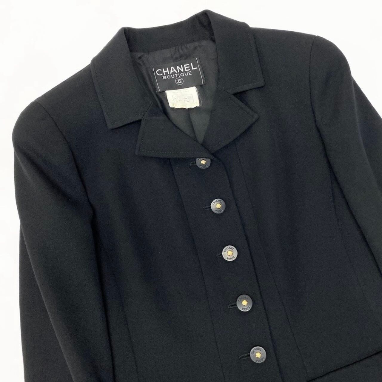 Chanel Vintage Skirt Set Tailored Jacket Silk Set — view 6