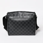 Louis Vuitton District PM Messenger Bag Damier Graphite Canvas Black Gray Silver — view 2