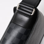 Louis Vuitton District PM Messenger Bag Damier Graphite Canvas Black Gray Silver — view 5