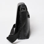 Louis Vuitton District MM Monogram Eclipse Shoulder Bag Black — view 4