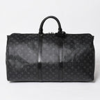 Louis Vuitton Boston Bag Keepall Bandouliere 55 Monogram Eclipse — view 2