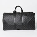 Louis Vuitton Boston Bag Keepall Bandouliere 55 Monogram Eclipse