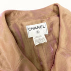 Chanel Vintage Tweed Jacket Short Length Waist Ribbon — view 8