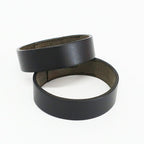 Hermes Heaven Bracelet Poultur Bangle Leather Black Double Strand