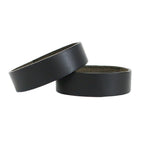 Hermes Heaven Bracelet Poultur Bangle Leather Black Double Strand