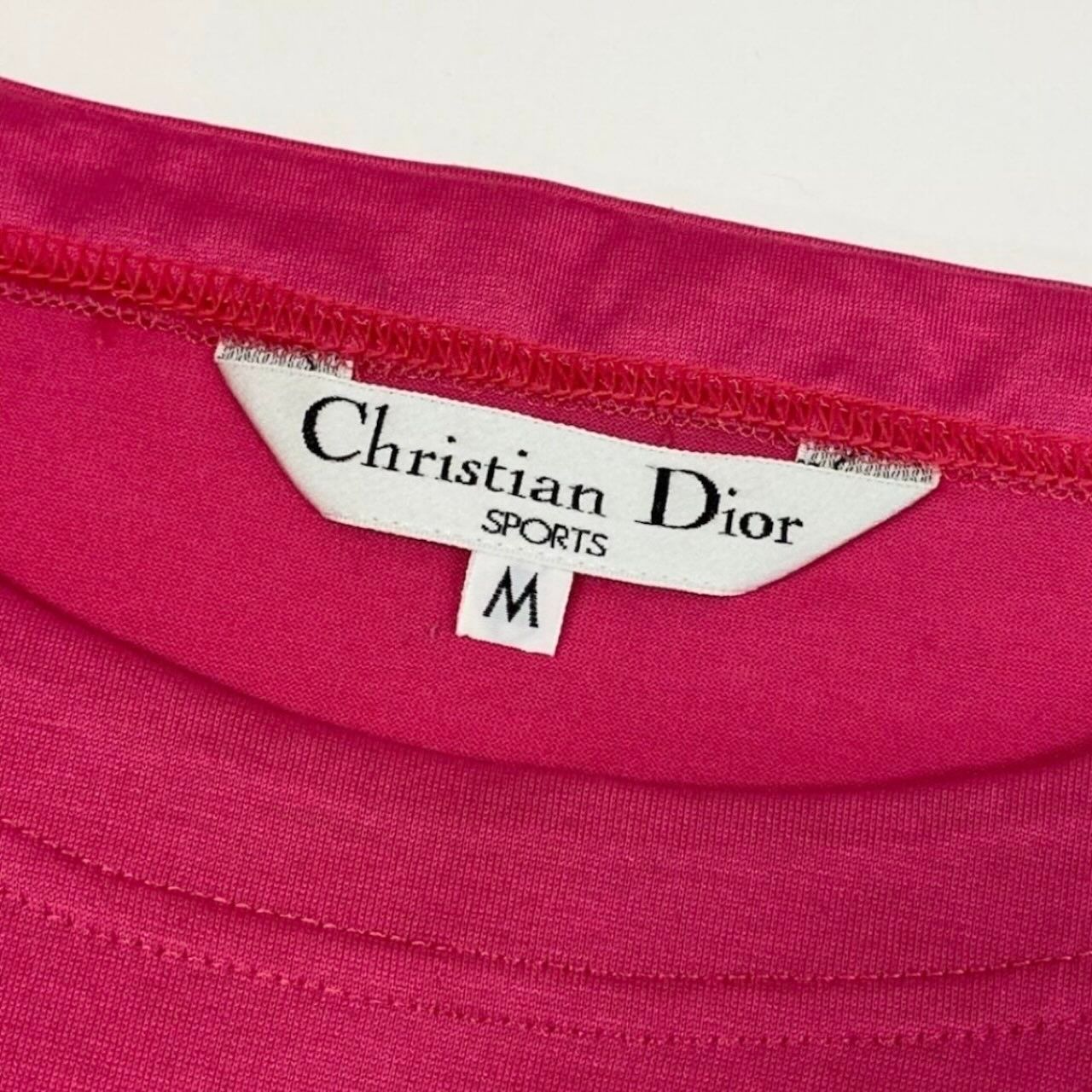 Dior Logo Embroidery Top Cotton Short Sleeve T-Shirt — view 8