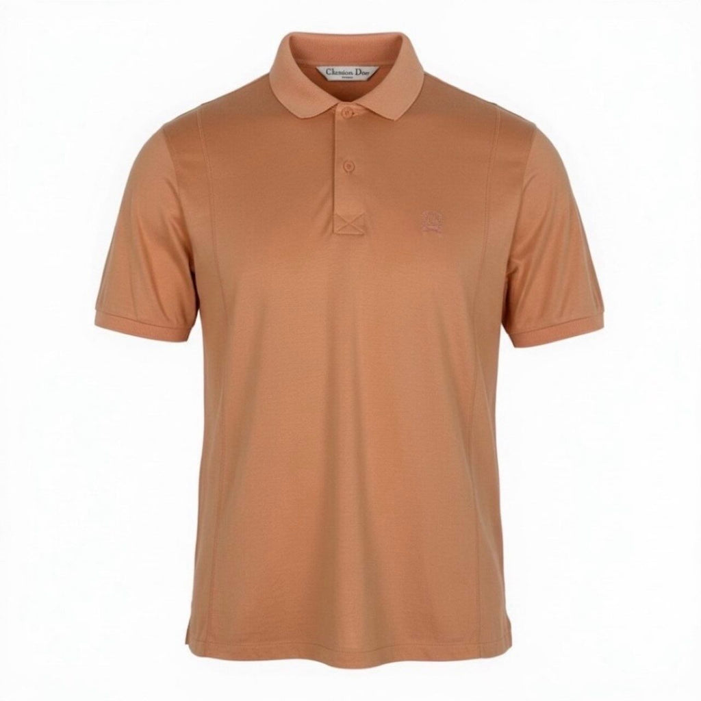 Dior Short Sleeve Polo Shirt Logo Embroidery Cotton