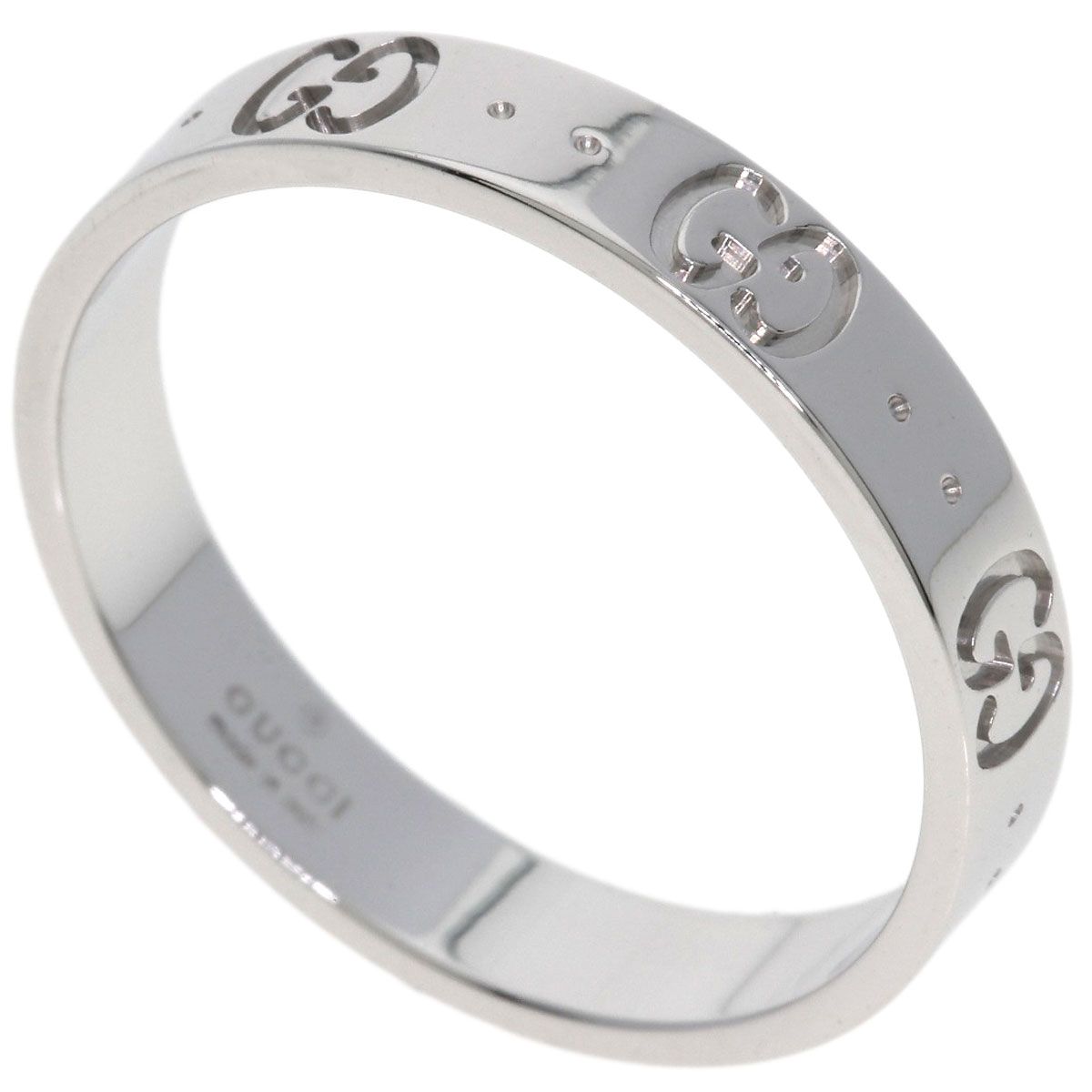 Gucci Icon Ring 18k White Gold