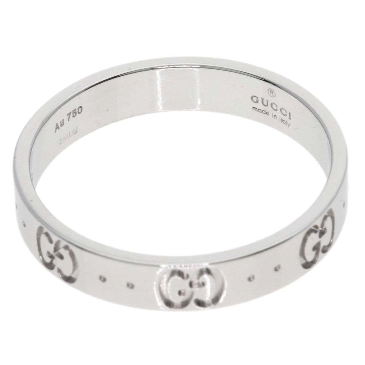 Gucci Icon Ring 18k White Gold