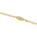 Dior Rose Des Vents Diamond Malachite Long Necklace 18k Yellow Gold