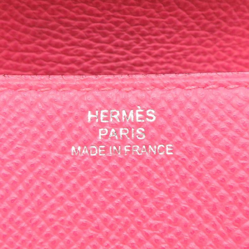 Hermes Coin Case Coin Purse Pink