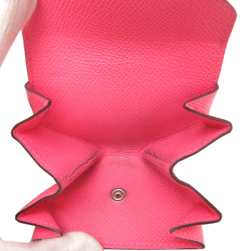 Hermes Coin Case Coin Purse Pink