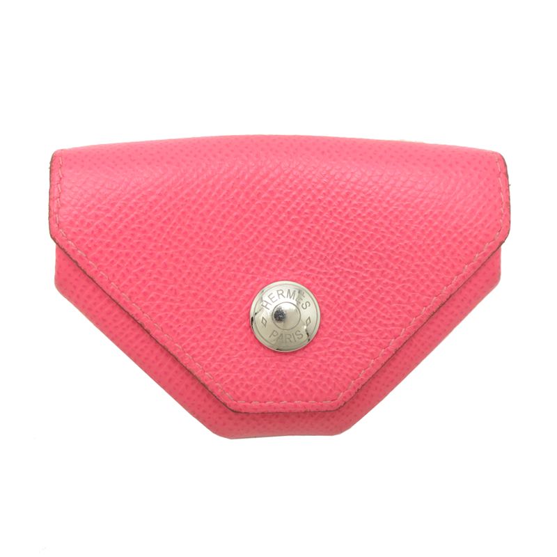Hermes Coin Case Coin Purse Pink
