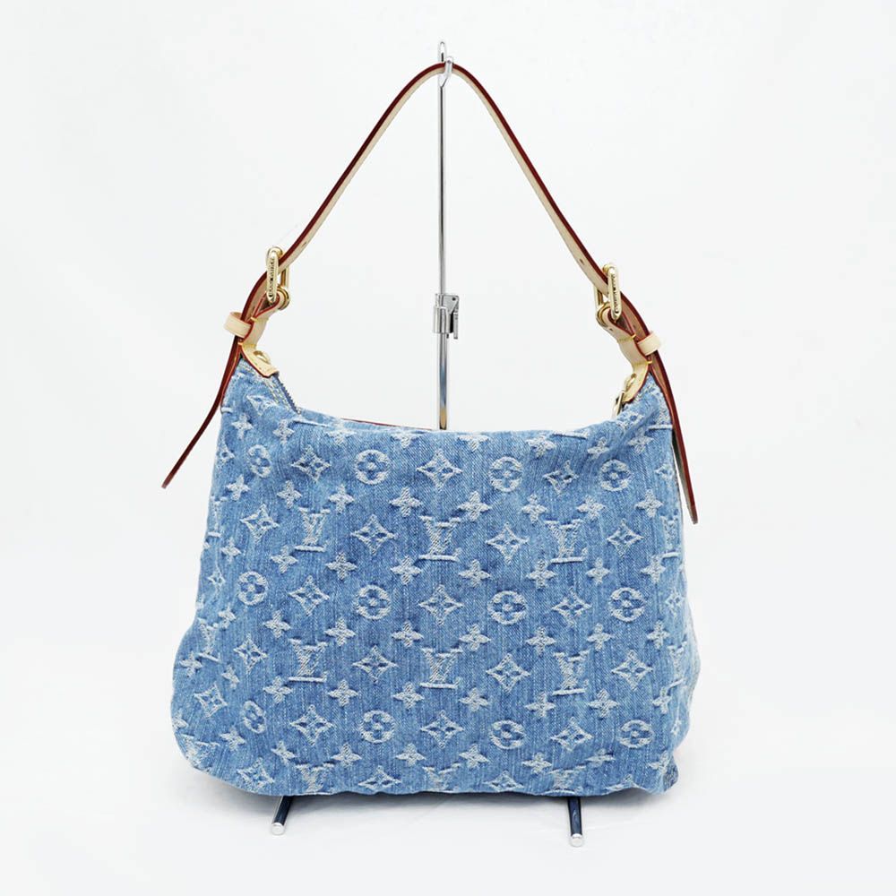 Louis Vuitton Monogram Denim Shoulder Bag Blue