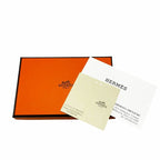 Hermes Epsom Calvi Duo Leather Coin Case Card Compact Wallet Caramel