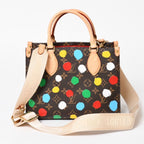 Louis Vuitton 2-Way Shoulder Bag On The Go PM Yayoi Kusama Dot Paint