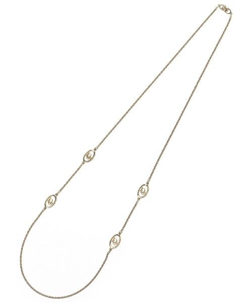 Dior Gold Plated CD Logo Necklace