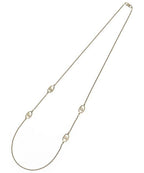 Dior Gold Plated CD Logo Necklace