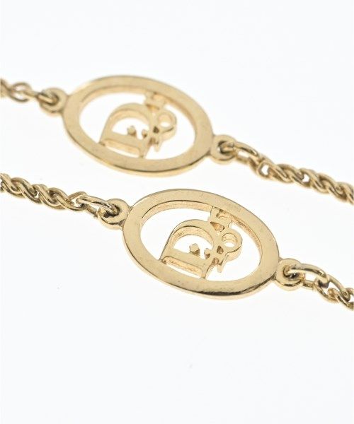 Dior Gold Plated CD Logo Necklace