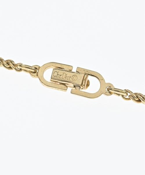 Dior Gold Plated CD Logo Necklace